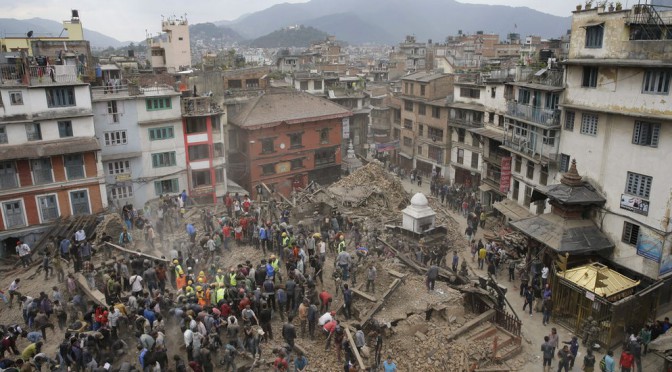 Look at This Shocking Video from The Earthquake in Nepal