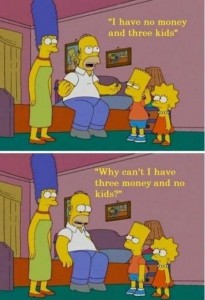 Homer want money!! Taken from joyreactor.com