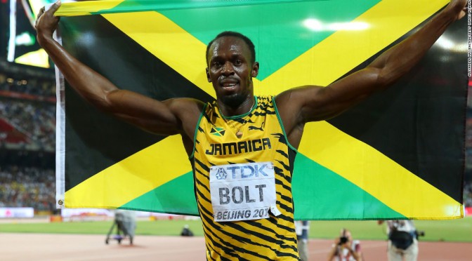 SAY HELLO TO THE FASTEST MAN IN THE WORLD: USAIN BOLT