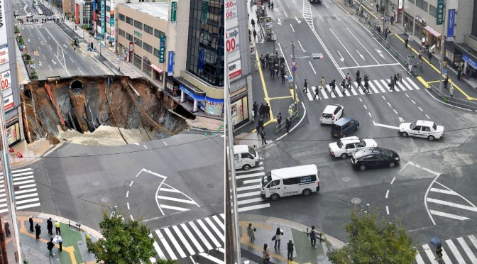 BIG HOLE IN JAPAN!